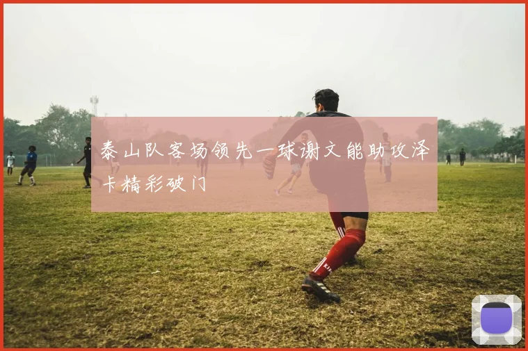 泰山队客场领先一球谢文能助攻泽卡精彩破门